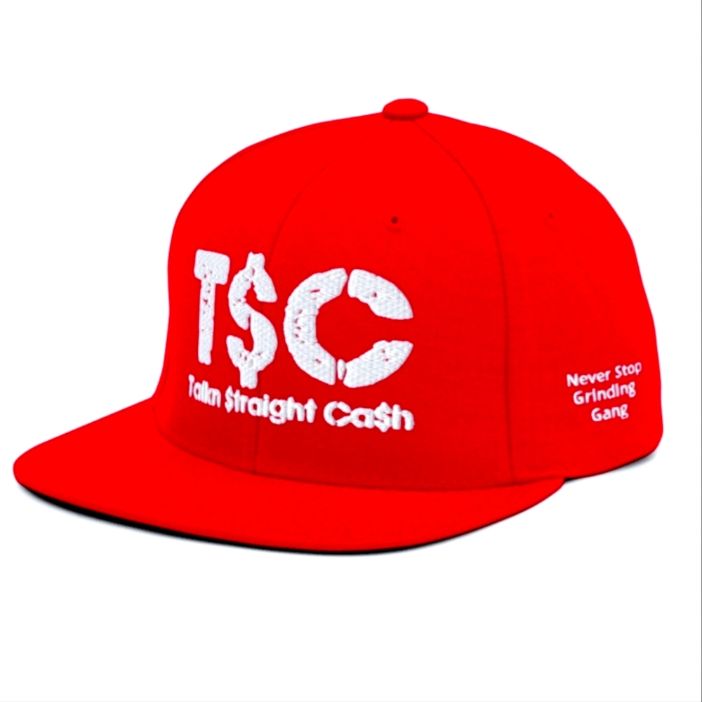 T$C Grinding Gang Red Snapback ♥️ One Size Fits All